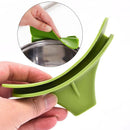 Anti-spill Silicone Slip on Pour Soup for Pots Pans & Jars Home Kitchen Gadgets