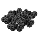 100pcs Aquarium Bio Balls Fish Tank Filters Black 16MM U3K4