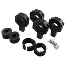 4Pcs Mounting Bracket Kit Led Off-Road Light Vertical Bar Tube Clamp Roof R