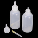 100ml Needle Tip Soldering Liquid Flux Oil Dispenser Plastic Empty Bottle JR