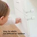8pcs Kids Cabinet Drawer Protection Lock Baby Cupboard Door Safety Straps