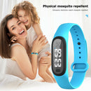 Q2 Ultrasonic Mosquito Repellent Watch Anti Pest Bug Drive Bracelet (Blue) A
