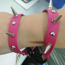 Hot Multifunctional Cool Punk Stud Rivet Spike Collar Necklace Bracelet Headband