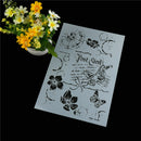 Butterfly Layering Stencils For Walls Painting Scrapbooking Stamp Album Decor JR