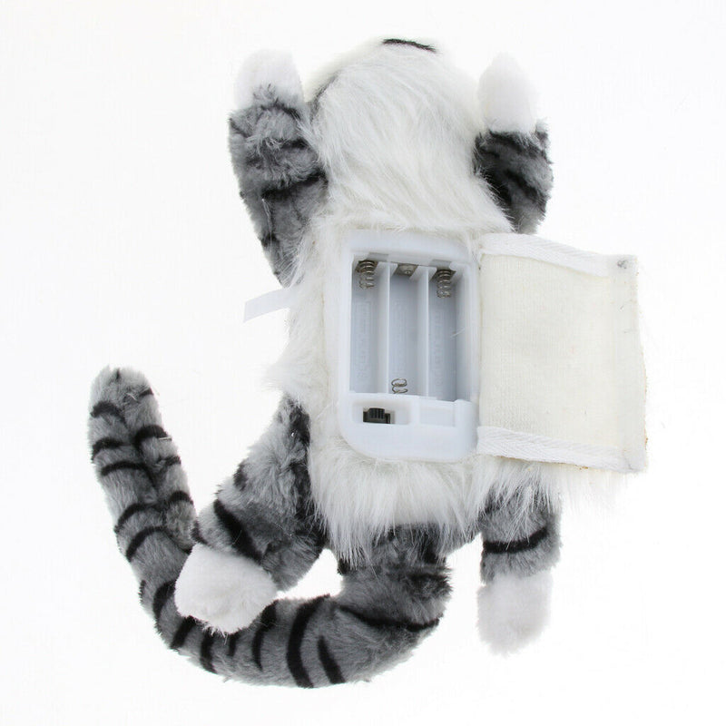 Cuddly Electronic Cat Interactive Plush Animal Robot Toys Electric Robotic Pet -