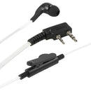 2Pin Earpiece Headset PTT w/Mic Earhook Interphone for Baofeng UV5R/KENWOOD