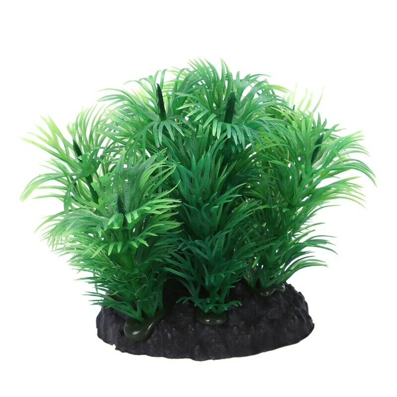 Aquarium Artificial Plastic Grass Aquatic Plant Aquarium Plant Green 8cm