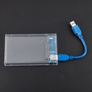 1X(Transparent 2.5 Inch Hdd Case Sata To Usb 3.0 Adapter High Speed Box Har