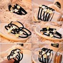 Top 10X/Set Girls Elastic Hair Ties Band Ropes Ring Ponytail Holder Accessories
