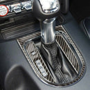 2Pcs Carbon Fiber Central Control Gears Shift Frame Cover Trim Stickers for Z1N7
