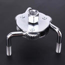 2 Way Oil Filter Wrench Auto Adjustable Universal 3-Jaw Remover For Car Tr NOR