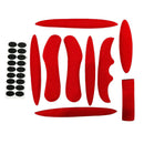 10pcs/set Helmet Padding Kit Replacement Foam Pads Set Adhesive Motorcycle