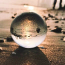 40Mm Clear Glass Crystal Ball Healing Sphere Photography Props Gifts X4T7