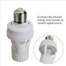 2pcs Remote Control Light Lamp Socket E27 Bulb Base Holder, Light Switch Kit,