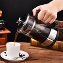 12 oz Household French Press Tea Coffee Maker Filter Carafe 350ml 1Cup - 2Cup