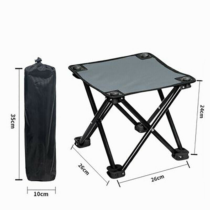 Outdoor Mini Portable Folding Camping Fishing Picnic Barbecue Beach Chair  ZKD