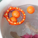 Mini Ball Frame Basketball Hoop w/ Suction Cup Balls Set For Baby Kids Bath Toys