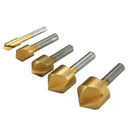 5 tlg HSS Countersink Counterbore Countersinks Set Wood Metal 6-19mm 90 Deg H6G1