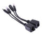 Power Over Ethernet PoE Adapter Injector + Splitter Kit PoE Cable Black