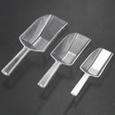 5X(3 piece Pallet Ice scraper shape plastic scoop - Transparent R2P7)