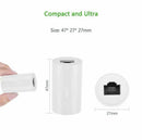 RJ45 Coupler Cat7/Cat6/Cat5e Ethernet Lan Cable Extender Adapter(White)