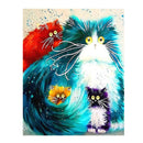 Painting By Numbers Cat Pattern DIY Bright Color Beginner Animal For Kids Adults