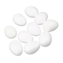 60x White Modelling Craft Polystyrene Eggs Foam Crafts For DIY Kids Art Painting