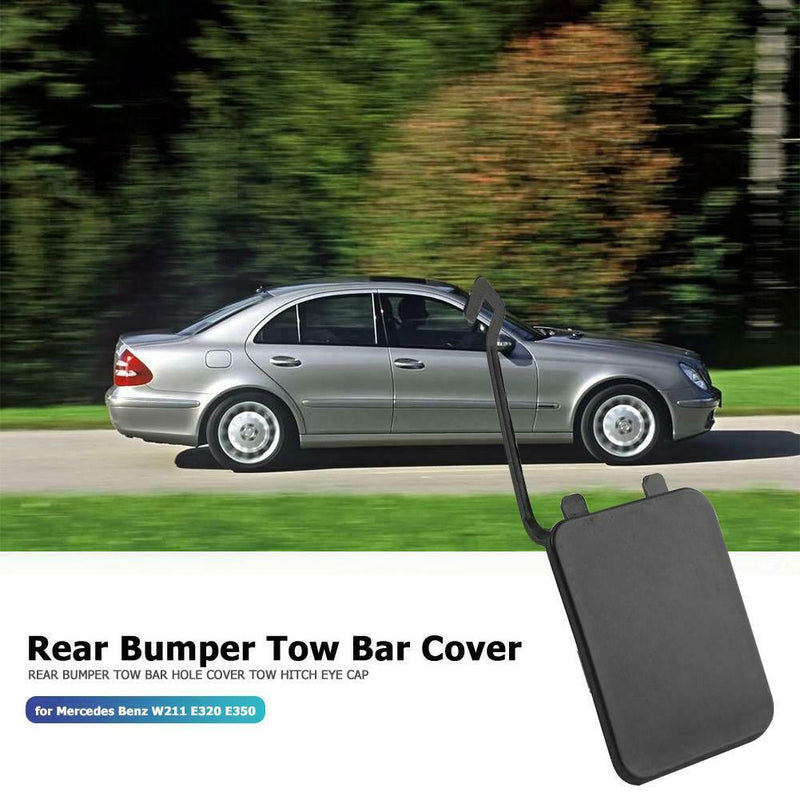For Mercedes Benz  W211 E320 E350 E500 E550 02-06 Rear Bumper Tow Bar Cover Cap
