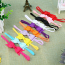 10pcs Newborn Baby Girl Infant Toddler Headband Bow Ribbon HairBand Accessory M&
