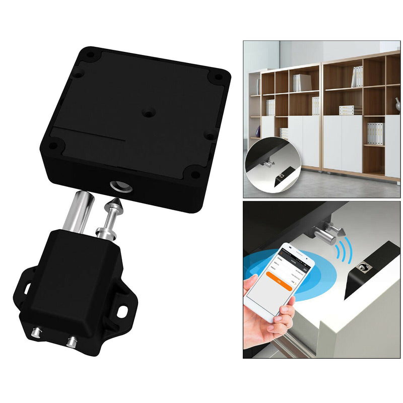 Smart Drawer Cabinet Lock Keyless Bluetooth APP Unlock Security for Office