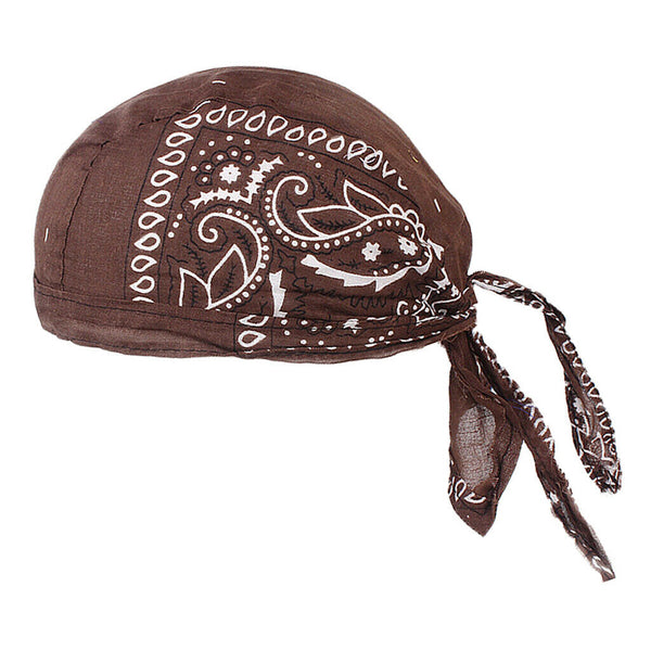 Women Mens Turban Soft Cotton Chemo Cancer Cap Head Scarf Cover Hat Coffee