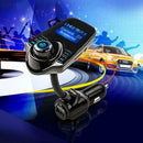 Bluetooth Car FM Transmitter Wireless Radio Adapter USB Charger Mp3 Player A