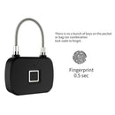 Anytek L13 Fingerprint Padlock CR2032 Cell Operated for Door Bag Suitcase A