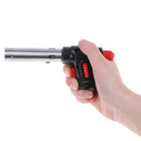 1PC Outdoor Cooking Butane Gas Flame Gun Auto Ignition Blow Jet Burner Light&+
