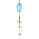 String of Tropical   Starfish Photo Memo Note Clip Wall Decor Blue Beige