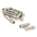 Furniture Cabinet Straight Shelf Supports Pegs Pins 6mm x 20mm 10 Pcs O9K2