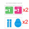 2pcs For LG Q6 Tempered Glass Screen Protector Film Guard