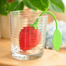 Cute Silicone Tea Strainer Strawberry Shape Tea Leaf Coffee Filter Infuser