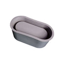 Oval Shape Planter Succulent Plants Concrete Mold DIY Container Mould Flower Pot