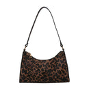 Animal Pattern Women Handbag Street PU Shoulder Underarm Tote Bag (Leopard)