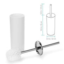 Toilet Brush And Holder Upgraded Modern Design Durable Shed-Free Bristles A