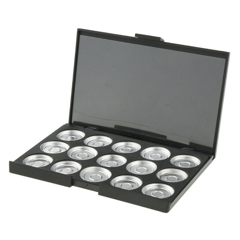 15 Grids Empty Makeup Palette Eyeshadow Blush Powder Container Box Case DIY