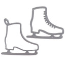 Ice Skate Shaker Metal Cutting Dies Stencils for DIY Stamp/photo albumDecorat 3C