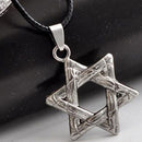 1 Pcs Hexagram Jewish Star Charm Pendant Necklace Chain Choker Necklace OS