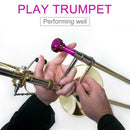 3C Trumpet Mouthpiece for Beginner Music Trumpet Tackle (Clear Purple Red) A
