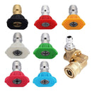 Car Durable Power Washer Spray Nozzle Tips Brass Pivoting Coupler Accessories