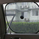 Sonnenschutz Auto, Baby mit UV Schutz Sonnenblenden Schwarz 4 Stk gfg RAM