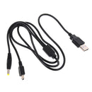 1Pc 2-in-1 usb data cable / charger charging lead for psp 1000 / 2000 /3000Q2