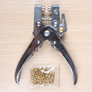 Punch Pliers Set Multiple Use With Hollow Rivets Hand Tool Eyelet Setting