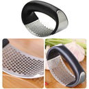 Stainless Steel Garlic Press Crusher Manual Rocking Mincer Squeezer Kitchen